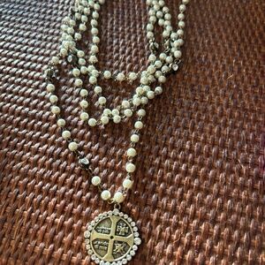 Virgins Staints &Angels Magdalena Multi strand cross